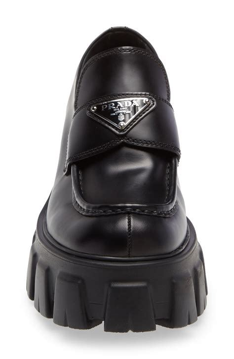 prada lug sole dupes|prada triangle loafers.